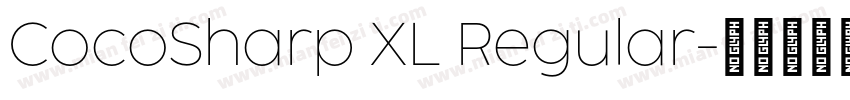 CocoSharp XL Regular字体转换